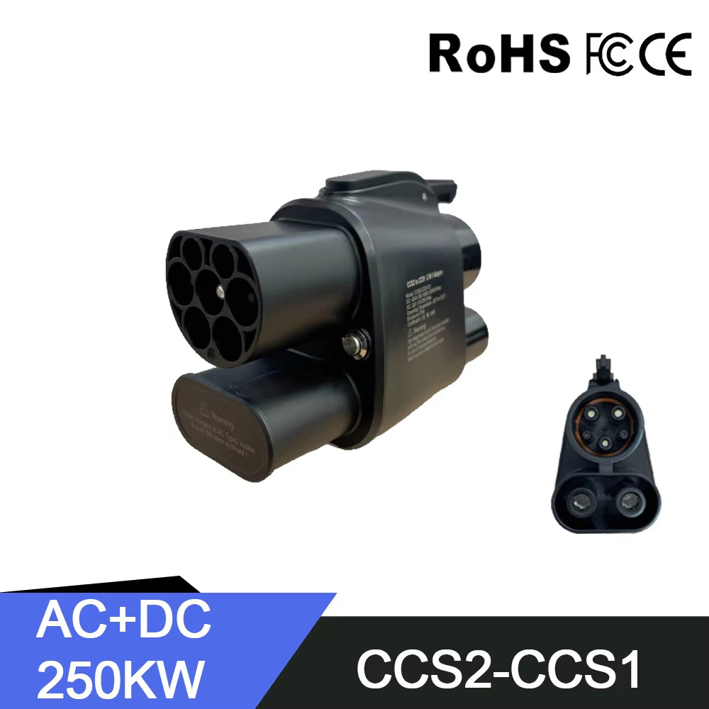 Ccs2 To Ccs1 Fast Charge Adapter 250Kw - Adaptador de corriente continua/corriente alterna para