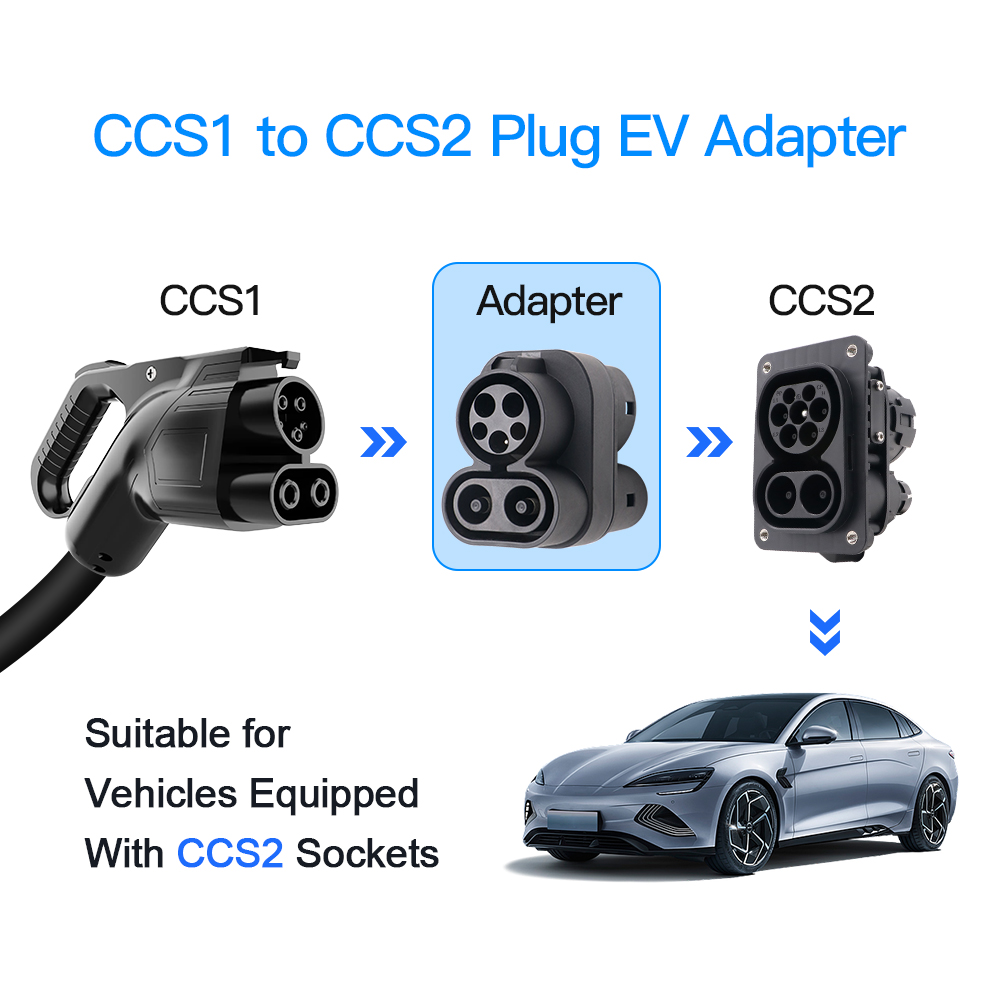 Kolanky 250A CCS1 a CCS2 EV ad - Ccs2 To Ccs1 Fast Charge Adapter 250Kw reseña y precio